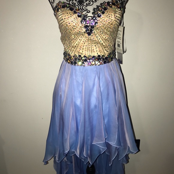 Sherri Hill Sadie Robertson Periwinkle Dress - Picture 2 of 4